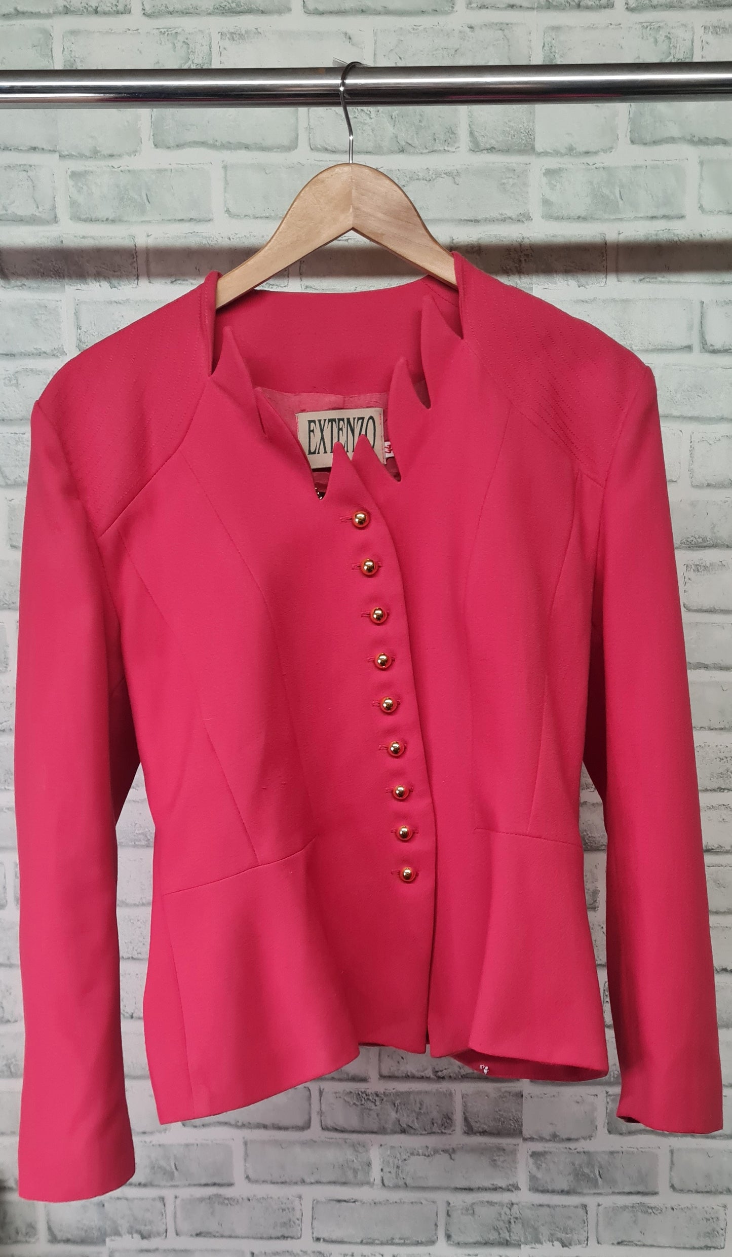 Vintage Extenzo Paris Pink Blazer Size 44