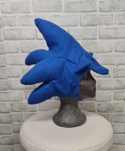 Sonic The Hedgehog Fleece Adult Cap Cosplay Dress Up Costume BNWT