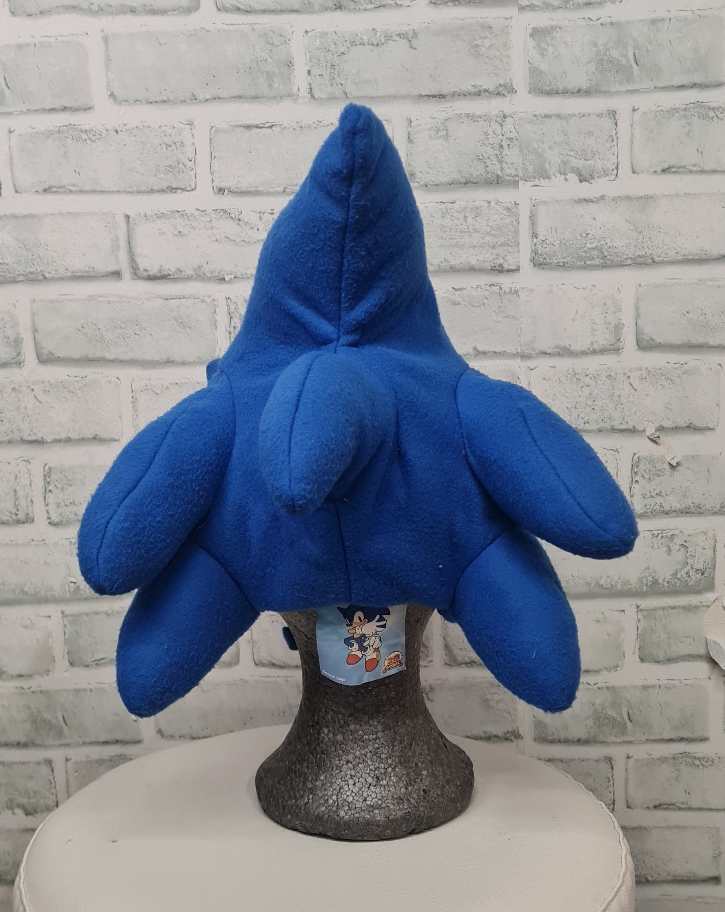 Sonic The Hedgehog Fleece Adult Cap Cosplay Dress Up Costume BNWT