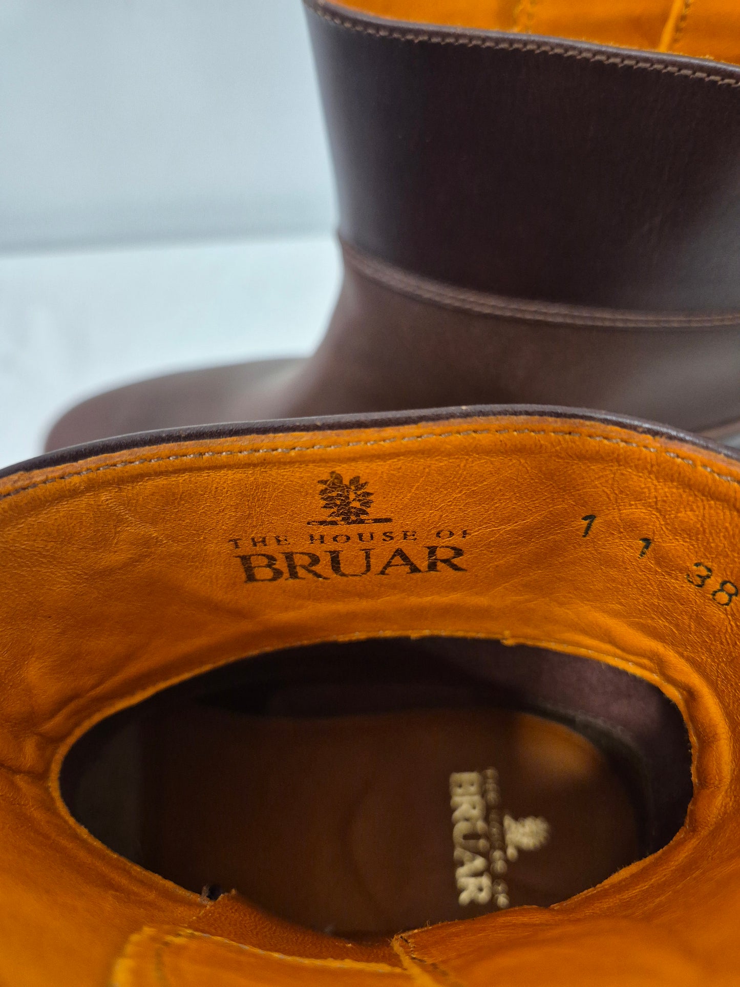 The House Of Bruar Brown Leather Boots Size 5