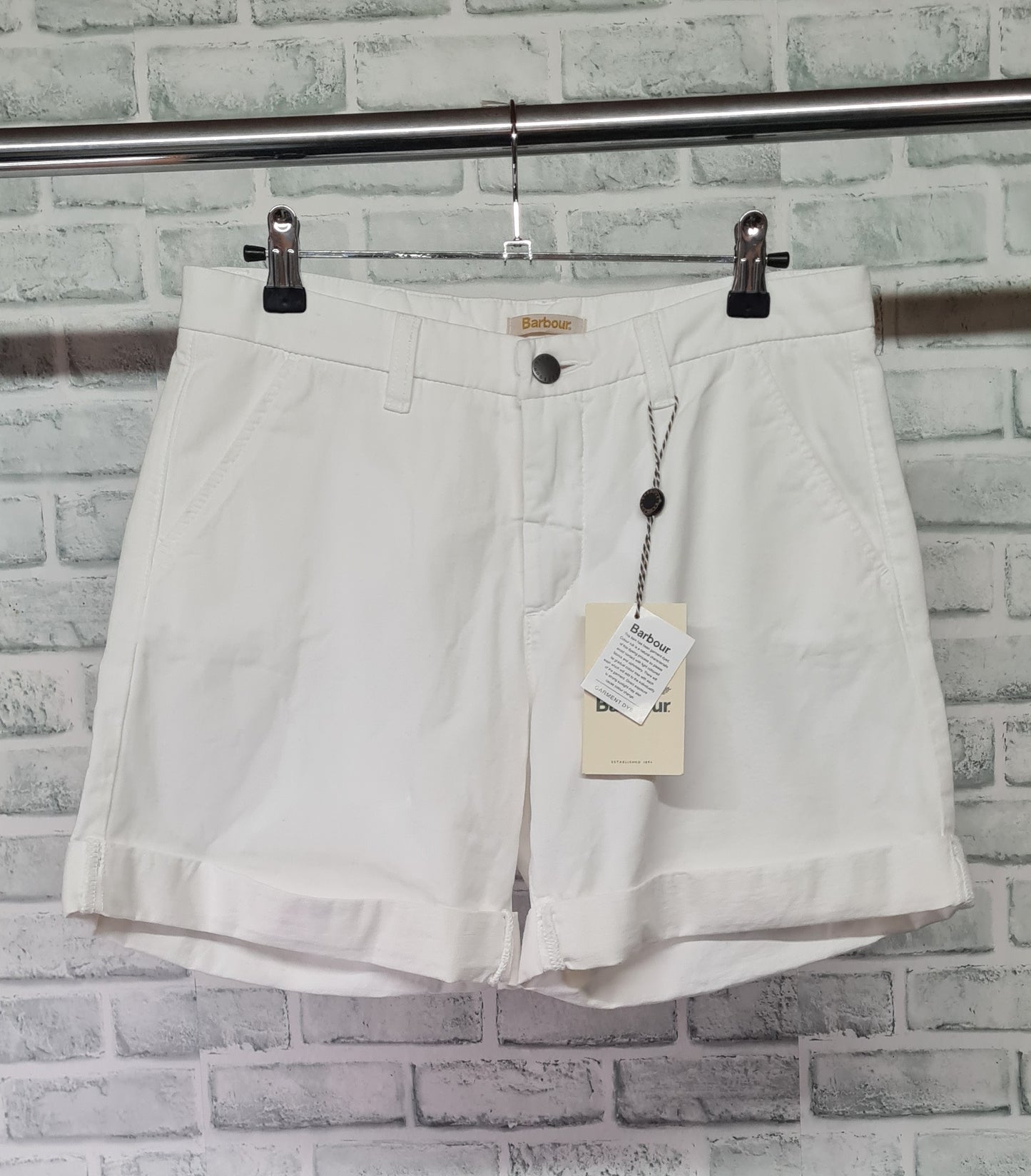 Barbour White Women's Shorts Size 10 BNWT