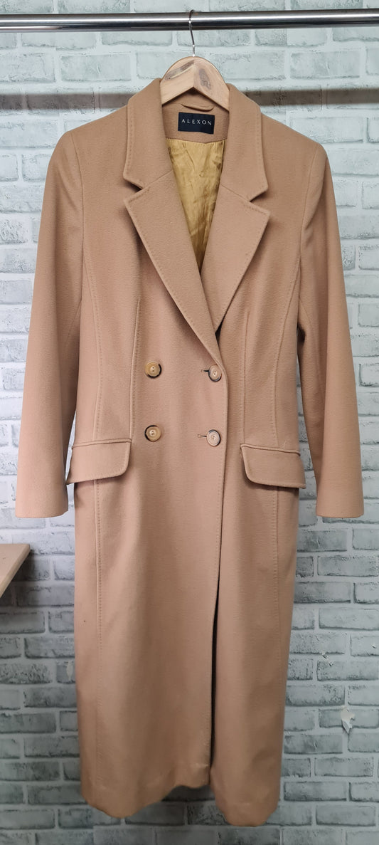 Alexon Wool Camel Coat Size 10