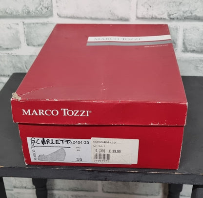 Vintage Marco Tozzi Red Wedges Size 6