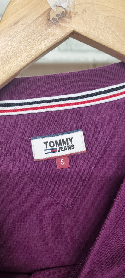 Tommy Jeans Purple Short Sleeve T-Shirt Size Small