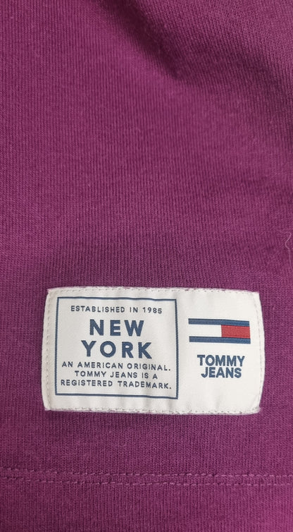 Tommy Jeans Purple Short Sleeve T-Shirt Size Small