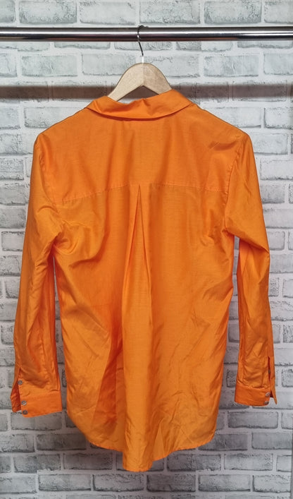 John Lewis Orange Shirt Size 10 BNWT