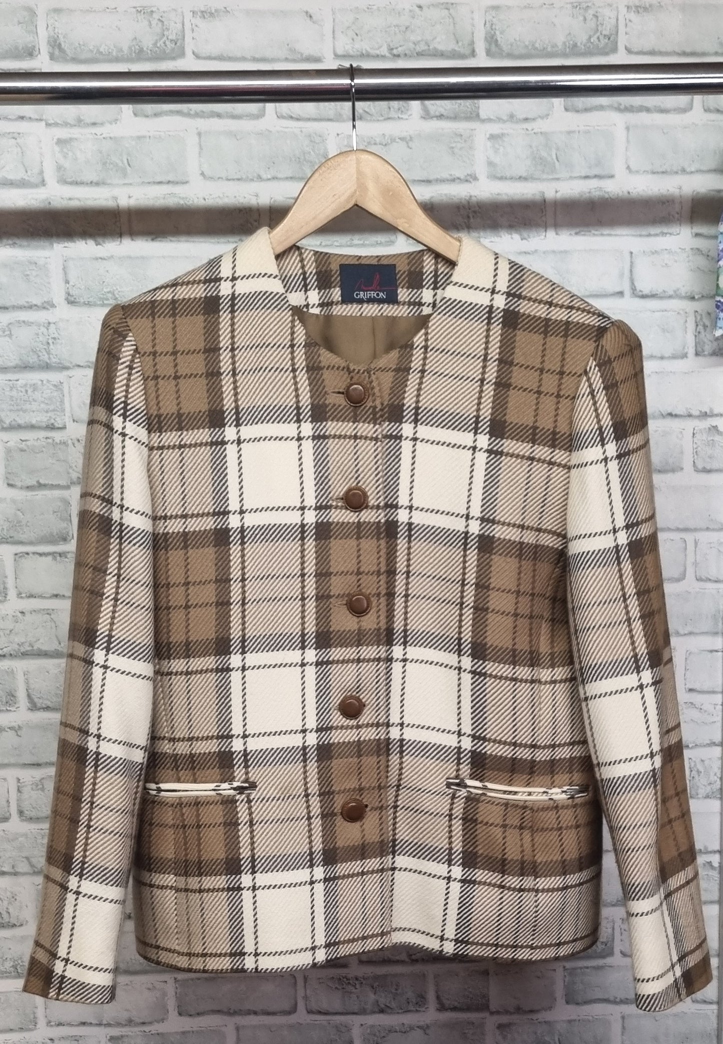 Vintage Marcelle Griffon Wool Jacket Size Medium