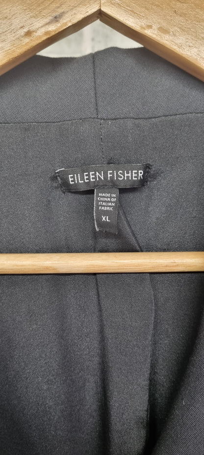 Eileen Fisher Black Blazer Size XL
