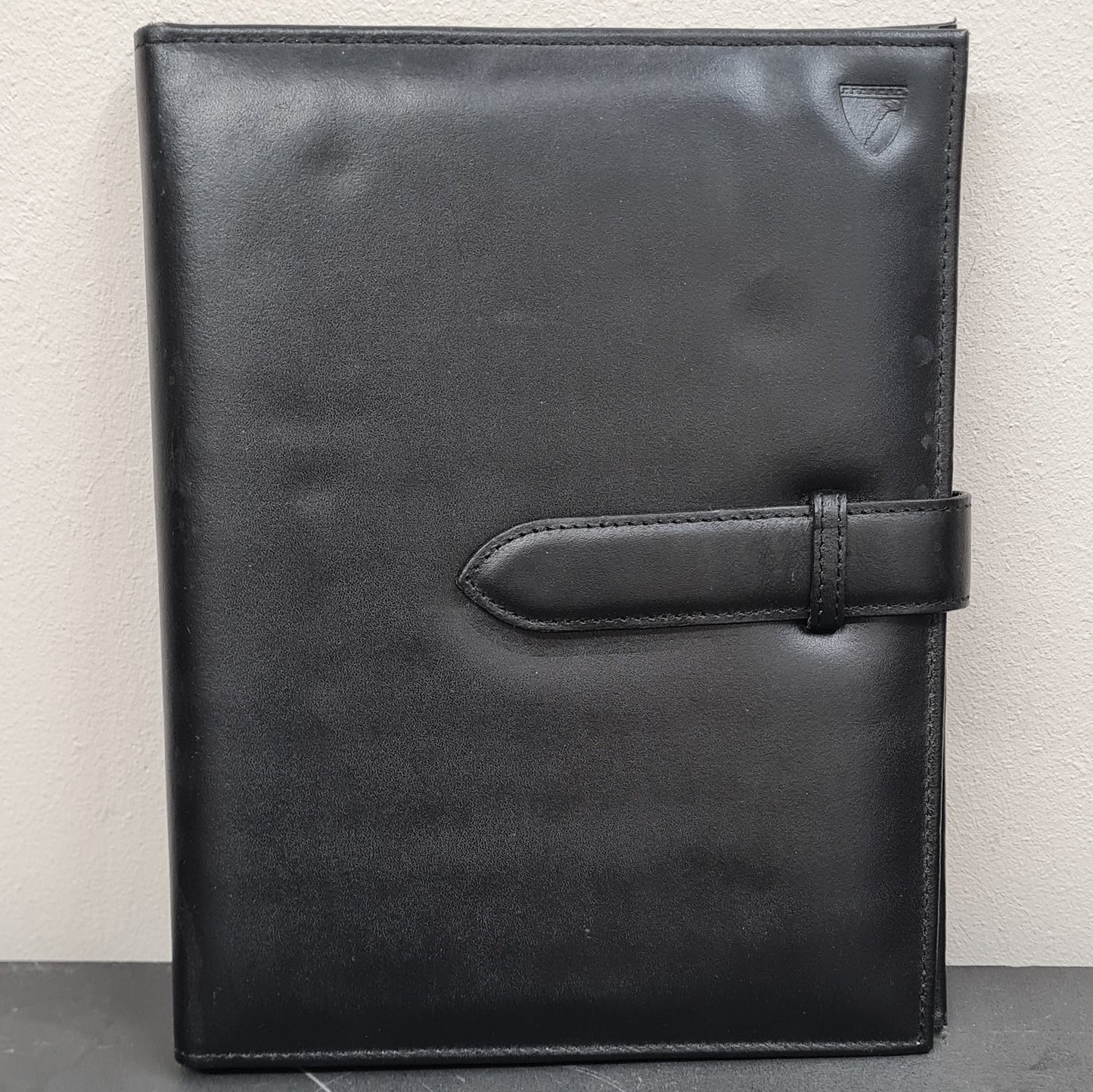 Aspinal of London Black Black Padfolio