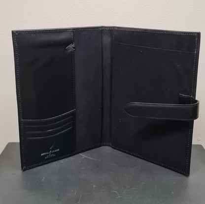 Aspinal of London Black Black Padfolio