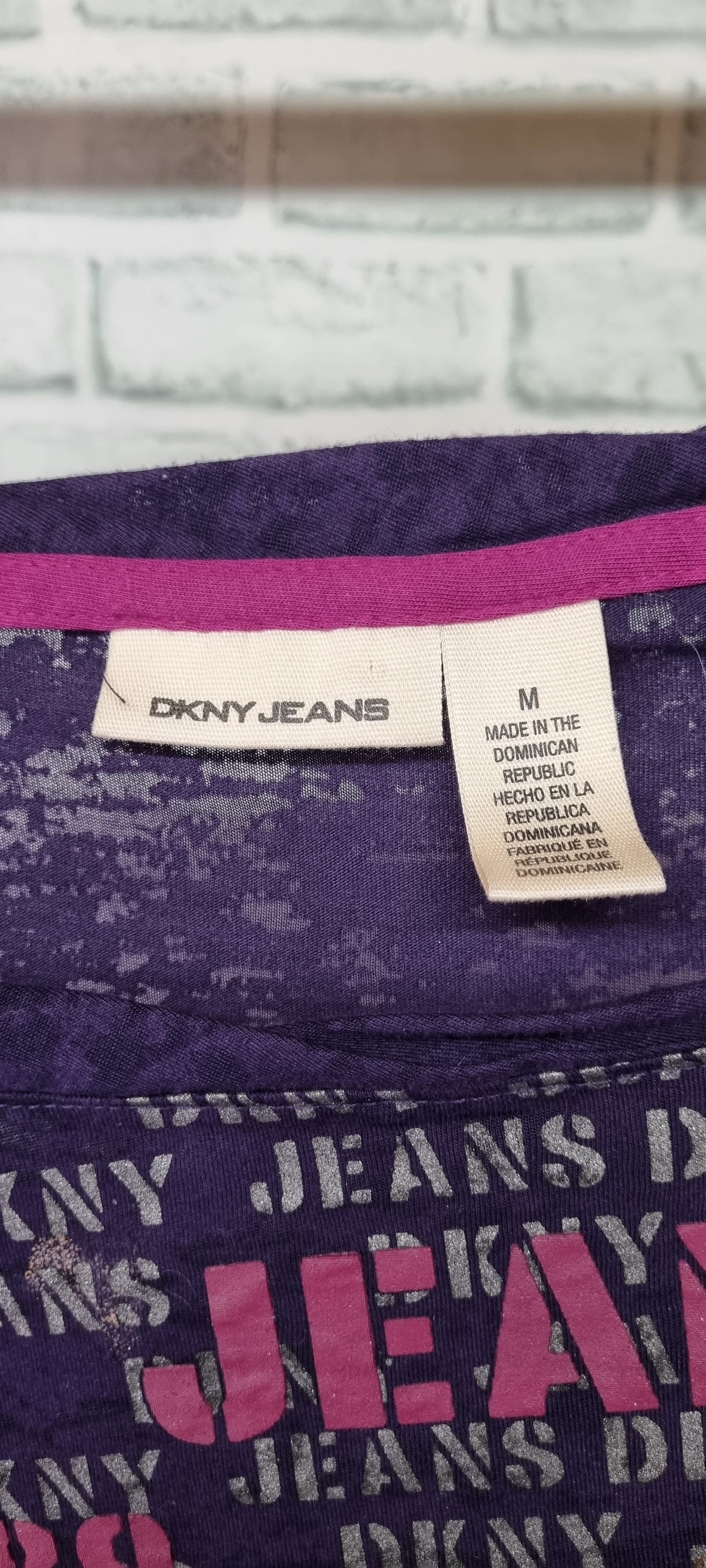 DKNY Jeans Purple Y2K Top Size Medium