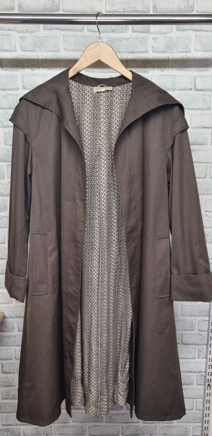 Princess Galitzine Boutique Roma Brown Trench Coat Size 42