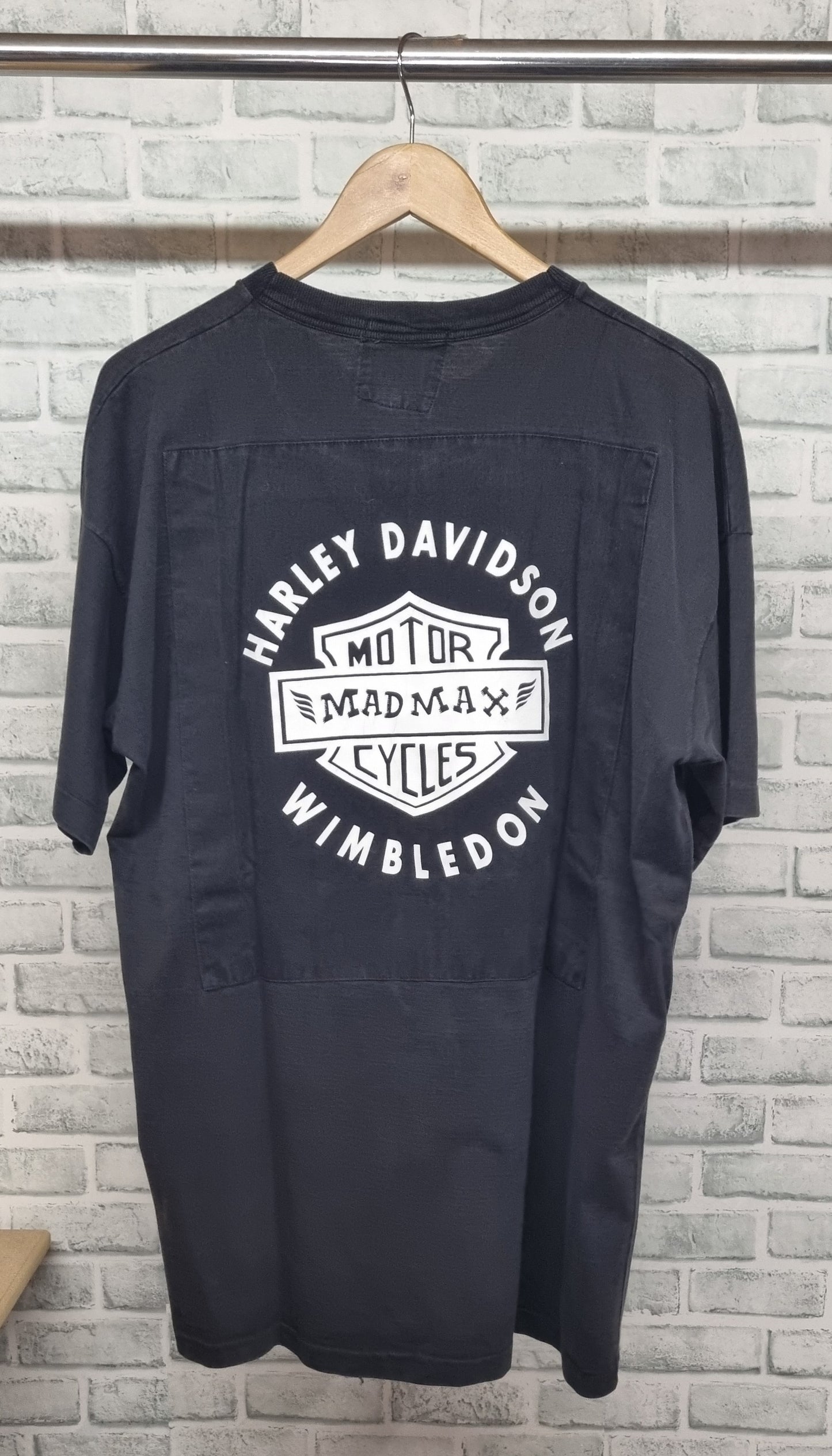 Harley Davidson Mad Max Wimbledon T-Shirt Size Large