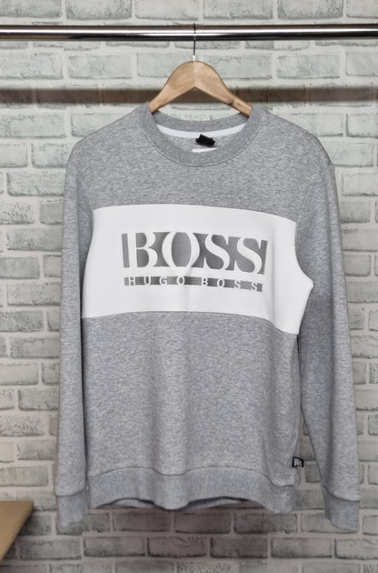 Hugo Boss Grey Sweatshirt Size Large