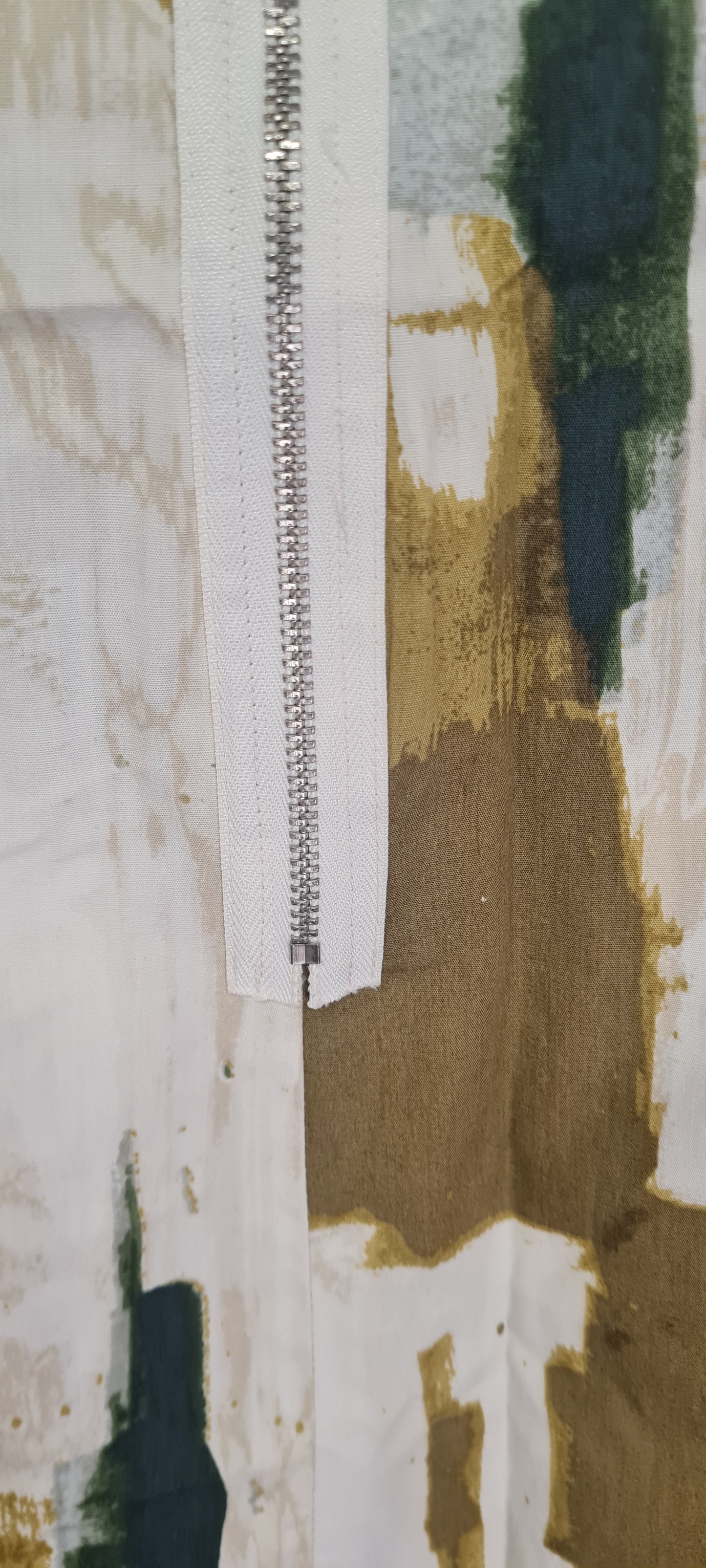 Simply Vera Vera Wang Gathering Detail Exposed Zip Mini Dress/Elongated Top Size 10