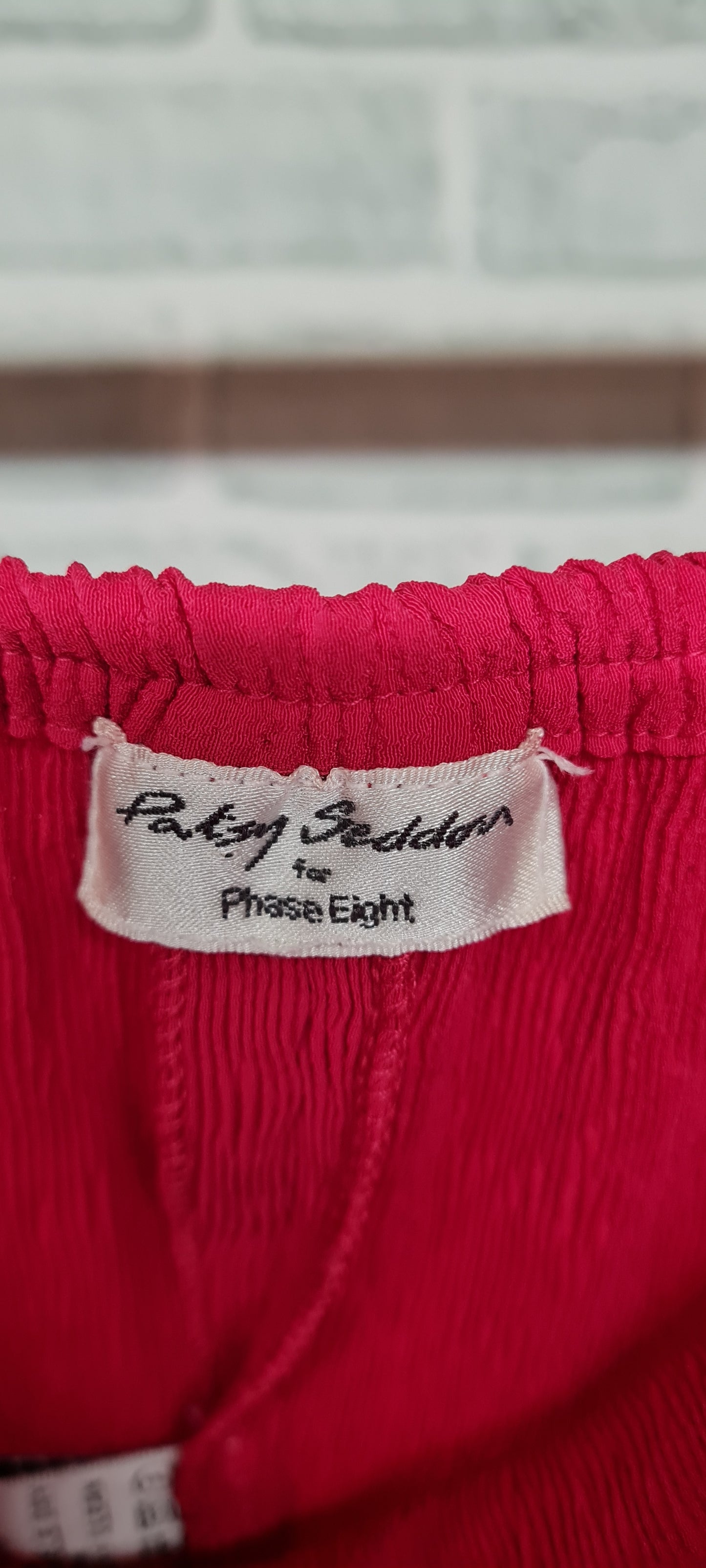 Patsy Seddon for Phase Eight Graduated Pleat Pink Midi Skirt