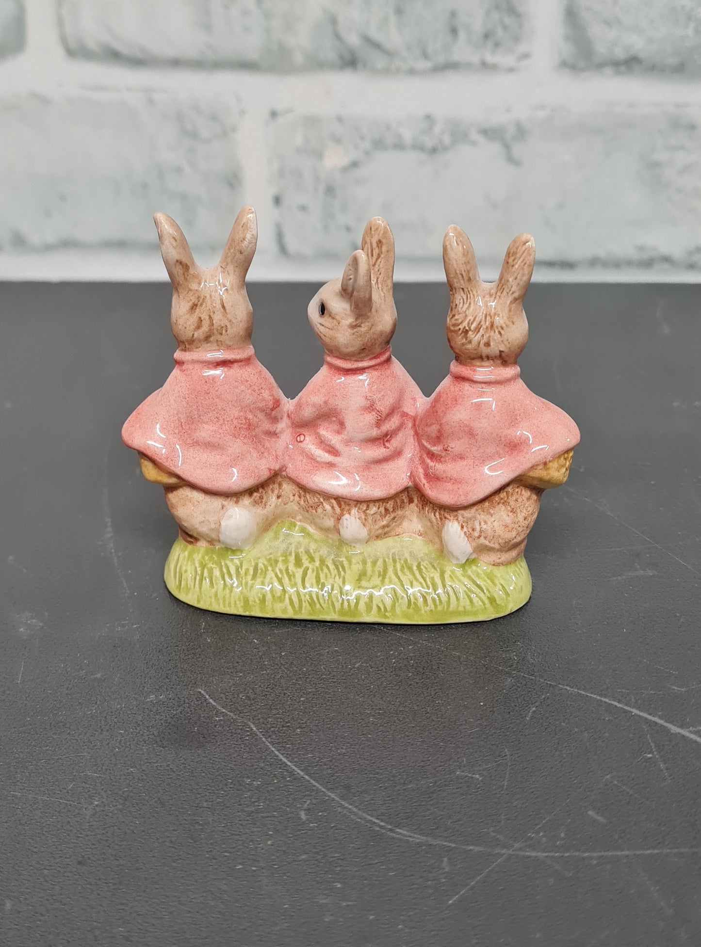 Royal Albert England Flopsy Mopsy and Cottontail Beatrix Potter 1989 Porcelain Figurine