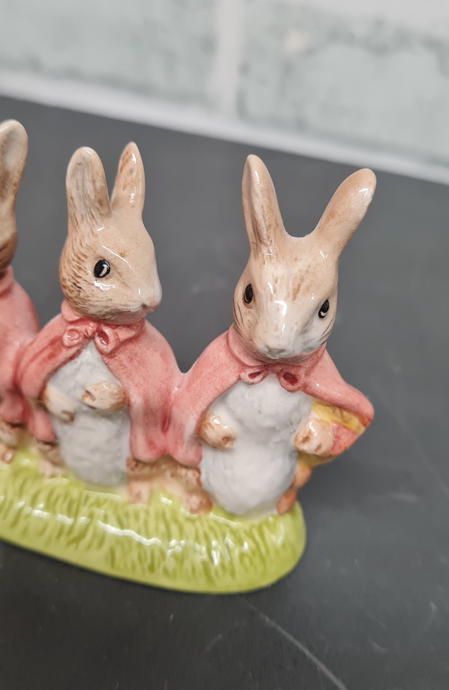 Royal Albert England Flopsy Mopsy and Cottontail Beatrix Potter 1989 Porcelain Figurine