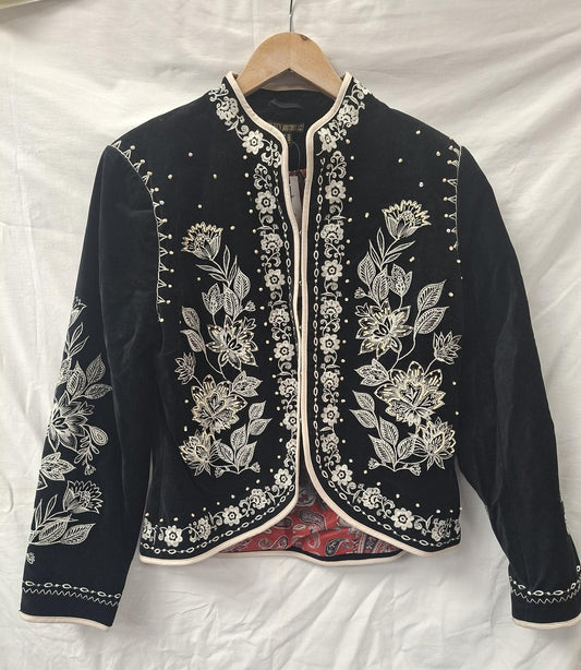 Joe Browns Extraordinary Boutique Embroidered Jacket Size 14
