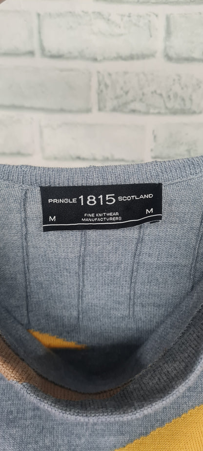 Pringle of Scotland Drop Shoulder Cowl Neck Knit T-Shirt Size Medium