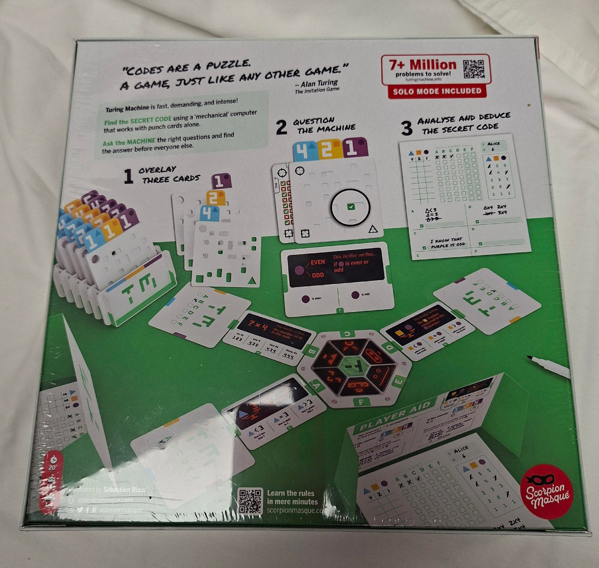Turing Machine Board Game by Fabien Gridel, Yoann Levet , published by Scorpion