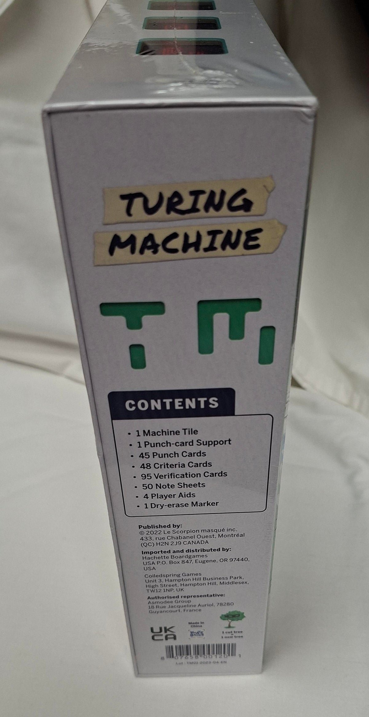 Turing Machine Board Game by Fabien Gridel, Yoann Levet , published by Scorpion