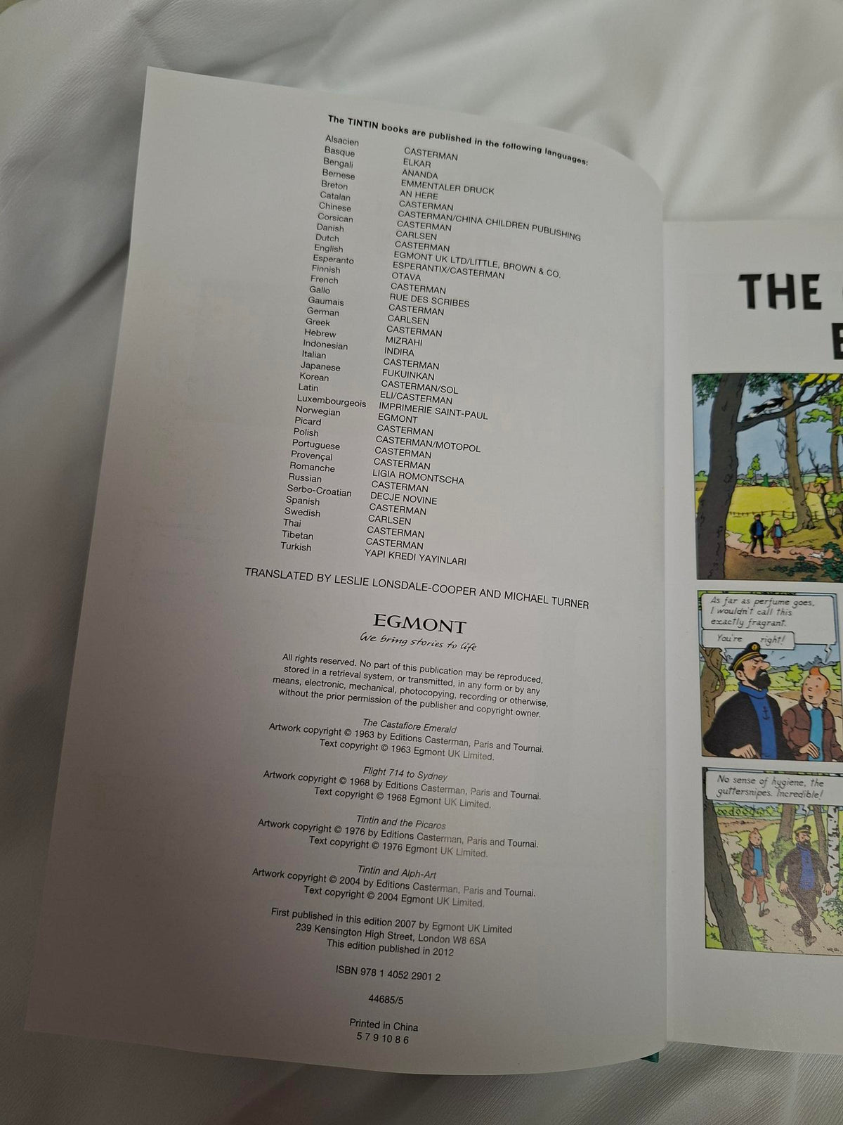 The adventures of Tin Tin Volume 8 by Herge