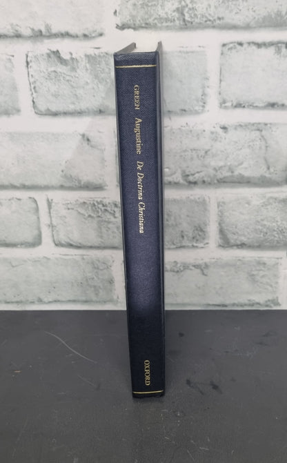 De Doctrina Christiana St. Augustine R.P.H. Green Hardcover 2001 Reprint