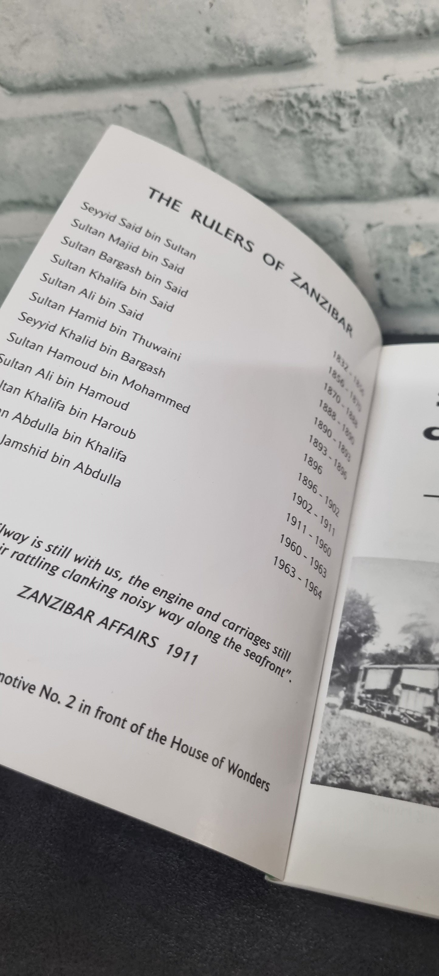 Zanzibar and the Bububu Railway by Kevin Patience SIGNED
