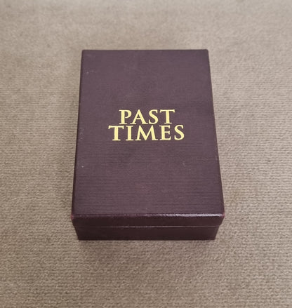 Past Times Celtic Birthstone Jewellery Sterling Silver 18 Inch Princess Necklace with Topaz Stone