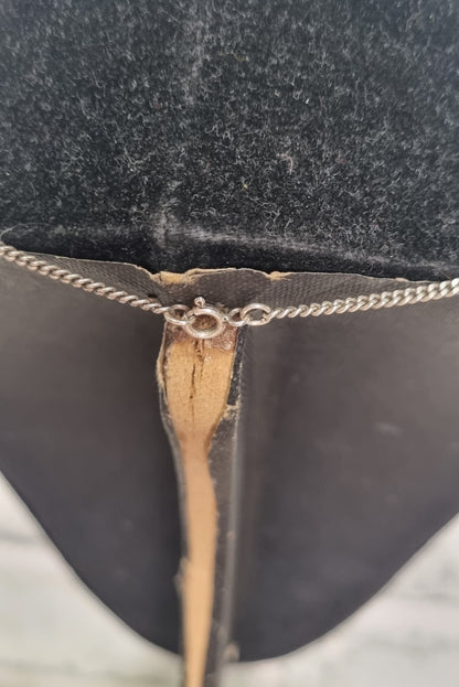 Past Times Celtic Birthstone Jewellery Sterling Silver 18 Inch Princess Necklace with Topaz Stone