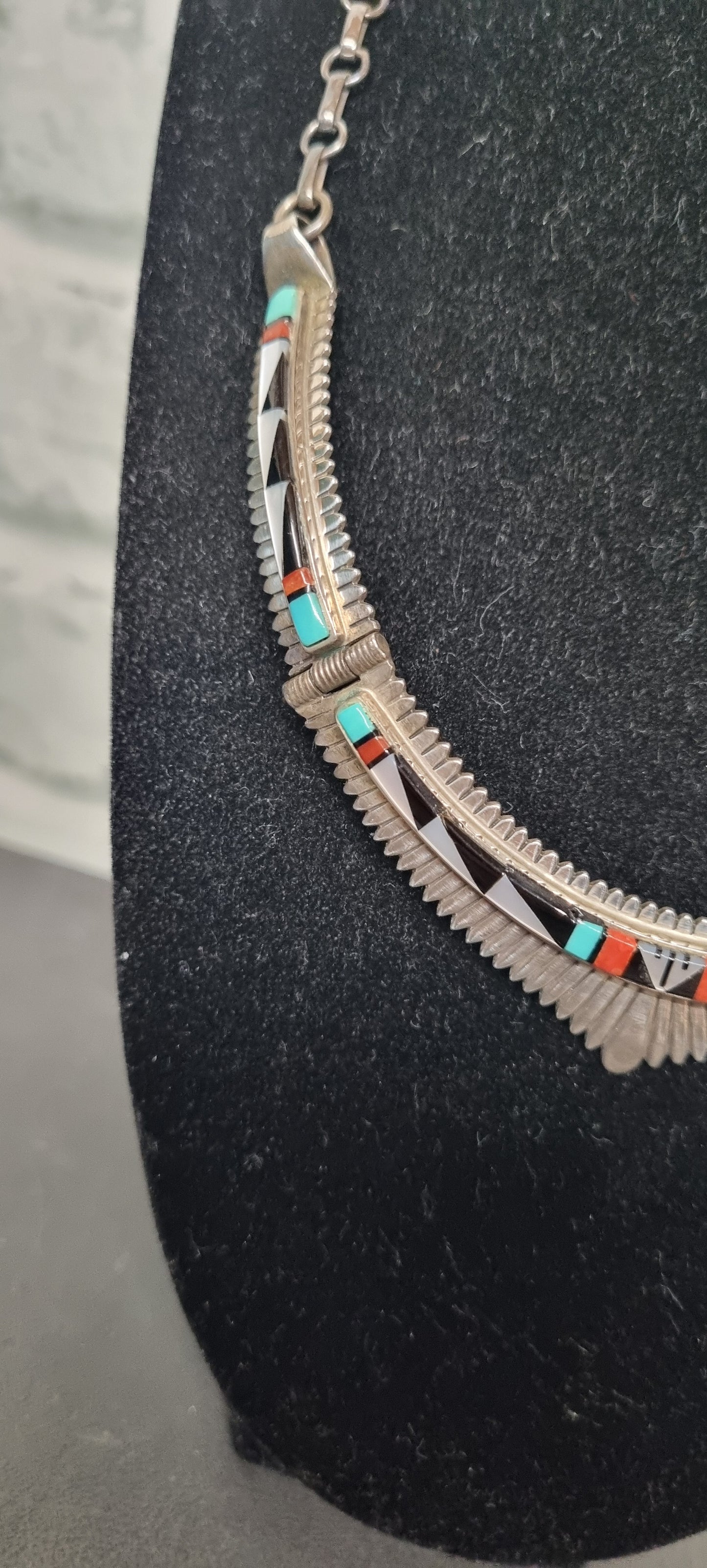 Jay Boyd Sterling Silver Turquoise Princess Necklace