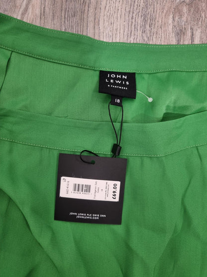 BNWT John Lewis Green Skirt Size 18 (Retail Price £69)