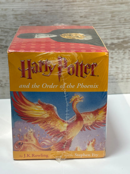 Harry Potter and the Order of the Phoenix 22-Cassette Audiobook, read by Stephen Fry - Brand New