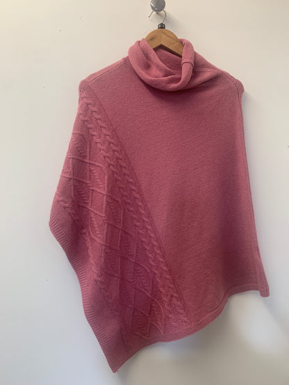 BNWT First Avenue Dusty Rose Ponshawl One Size