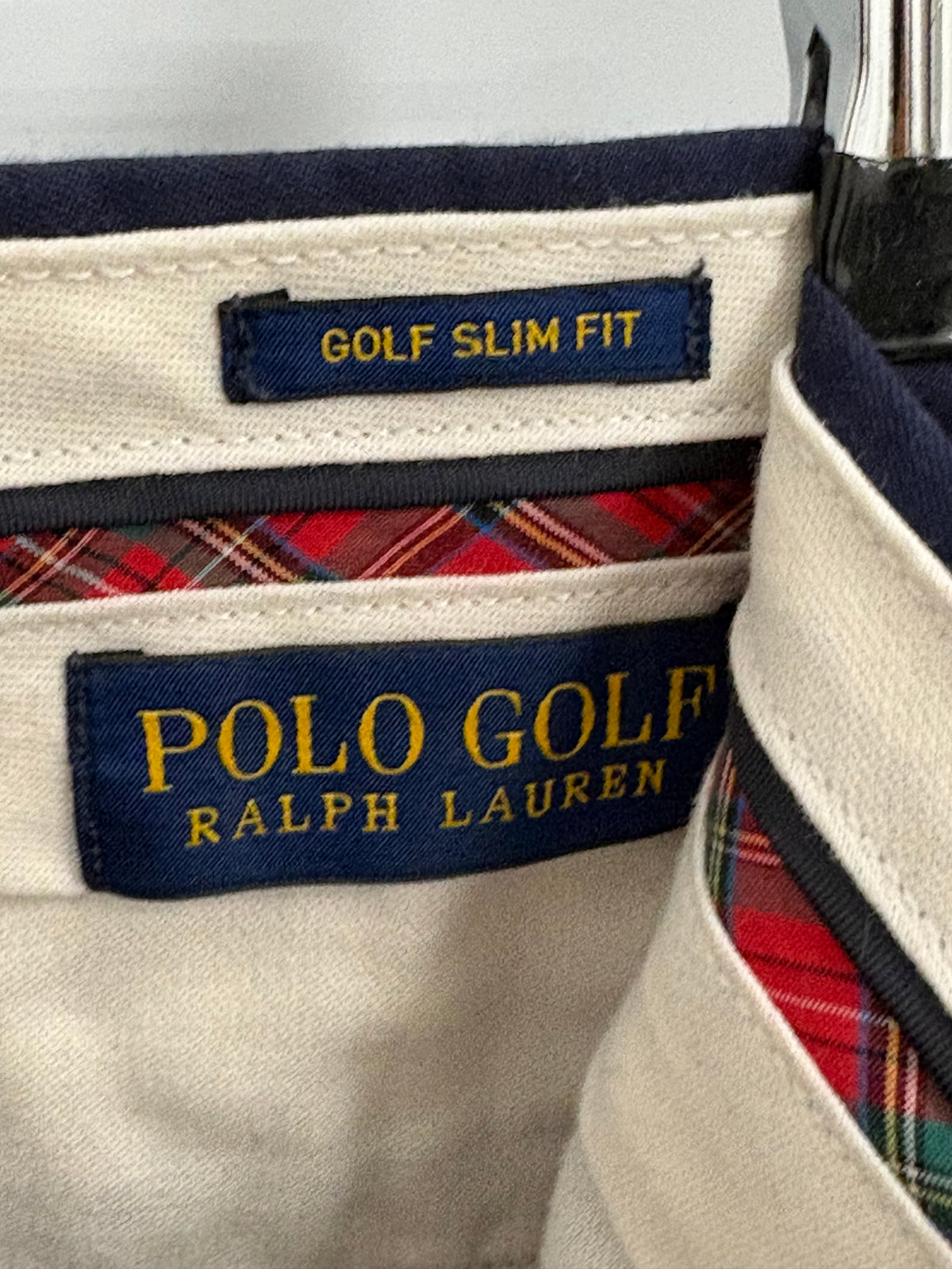 Polo Golf Ralph Lauren Mens Navy Performance Chino Trousers Size 30/32