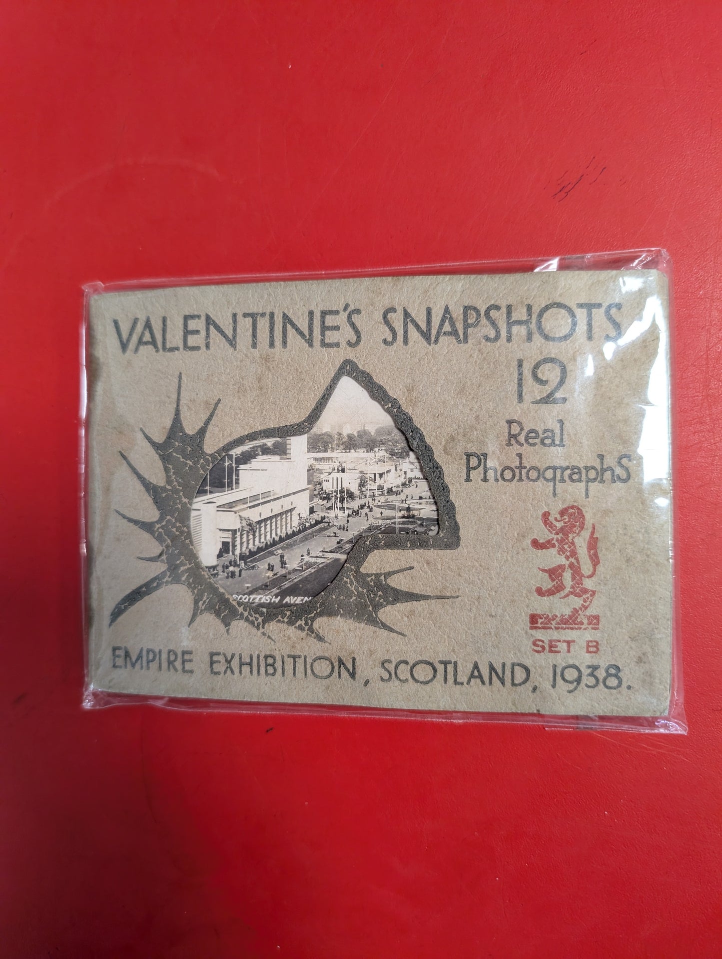 Valentine's Snapshot 12 Real Photographs Set B Empire Exhibition, Scotland 1938