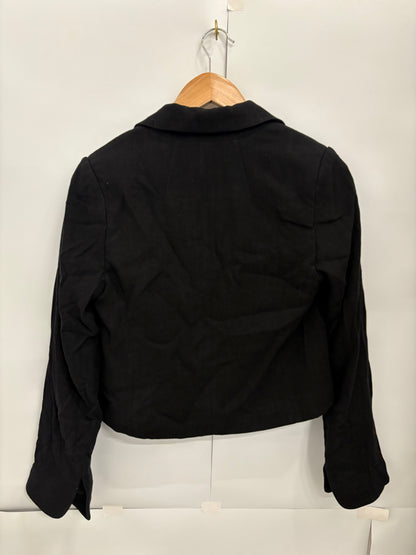 Nobody's Child Black Cropped Blazer Jacket Size 6 - BNWT
