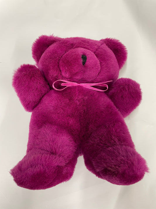 U-LO Rare Collectable Raspberry Pink Teddy Bear