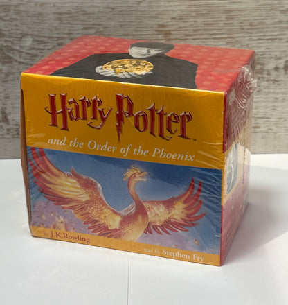 Harry Potter and the Order of the Phoenix 22-Cassette Audiobook, read by Stephen Fry - Brand New