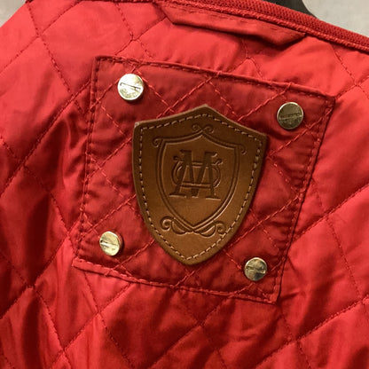 Massimo Dutti Red Quilted Jacket_EUR XL/USA XL