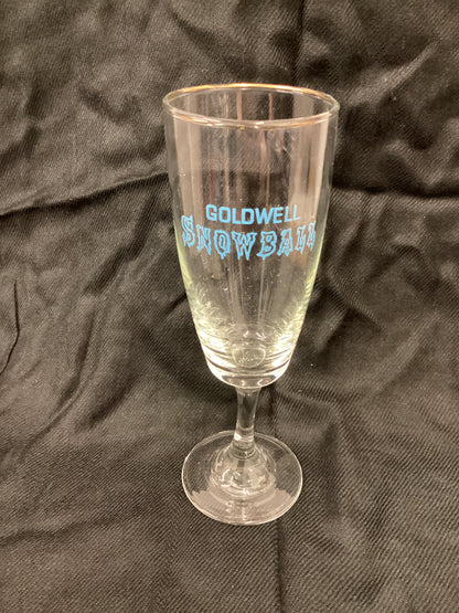Pair Of Vintage Kitsch Golden Snowball Glasses