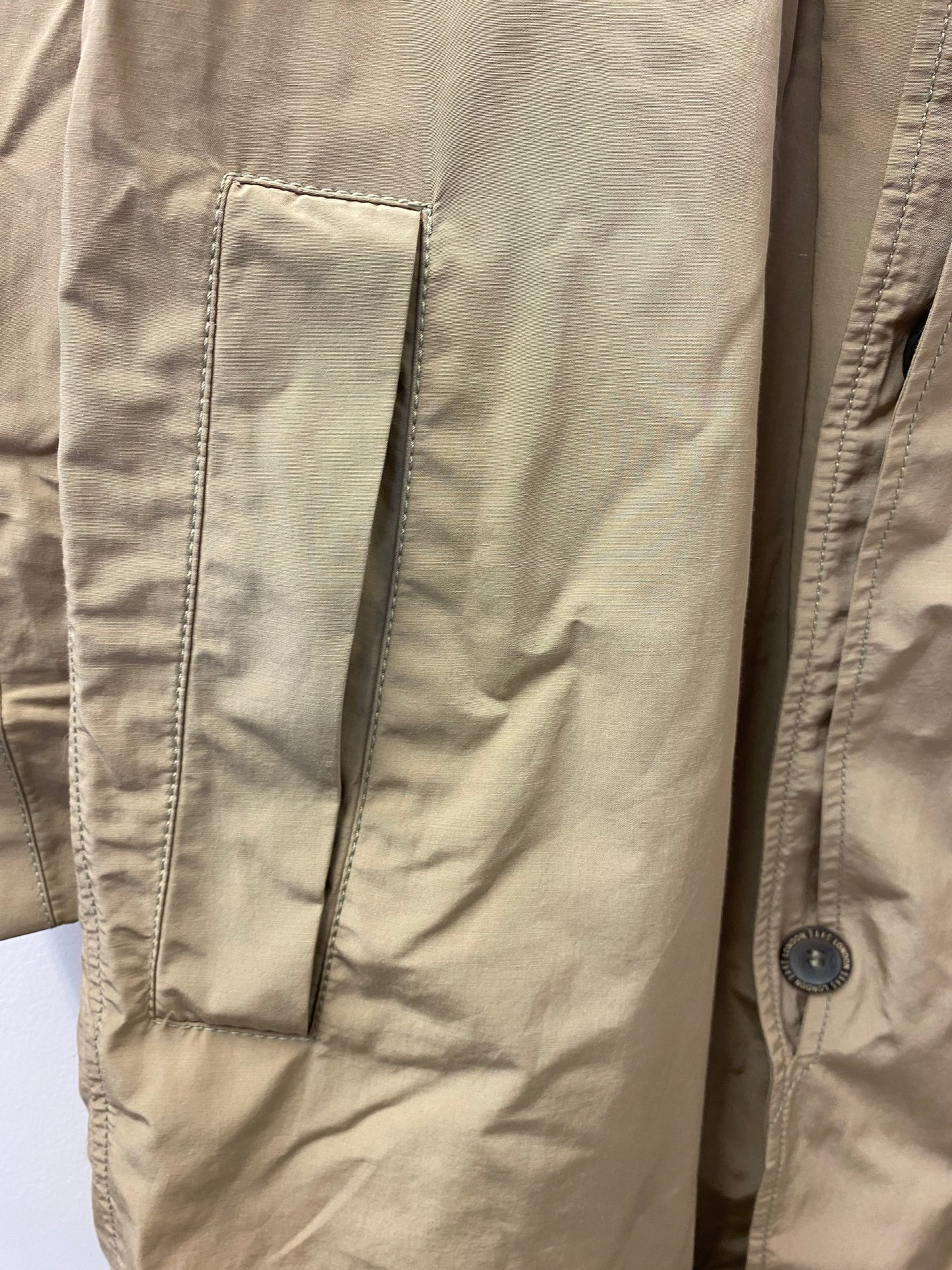 DAKS London Beige Coat Size XL