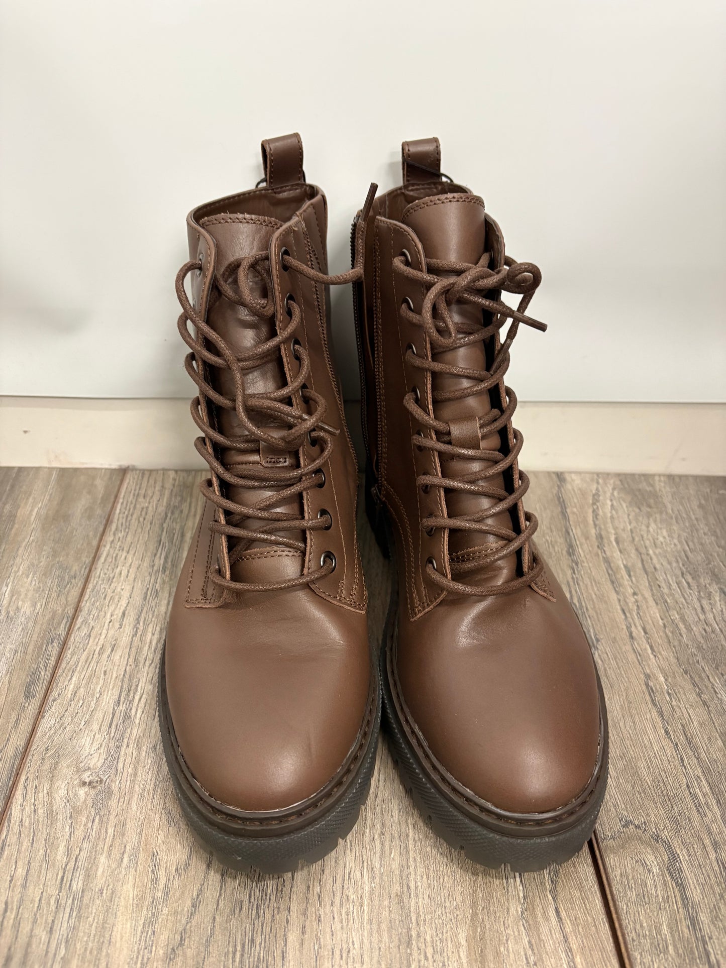 M&S Marks & Spencer Women’s Brown Leather Boots Size 6 - BNWT