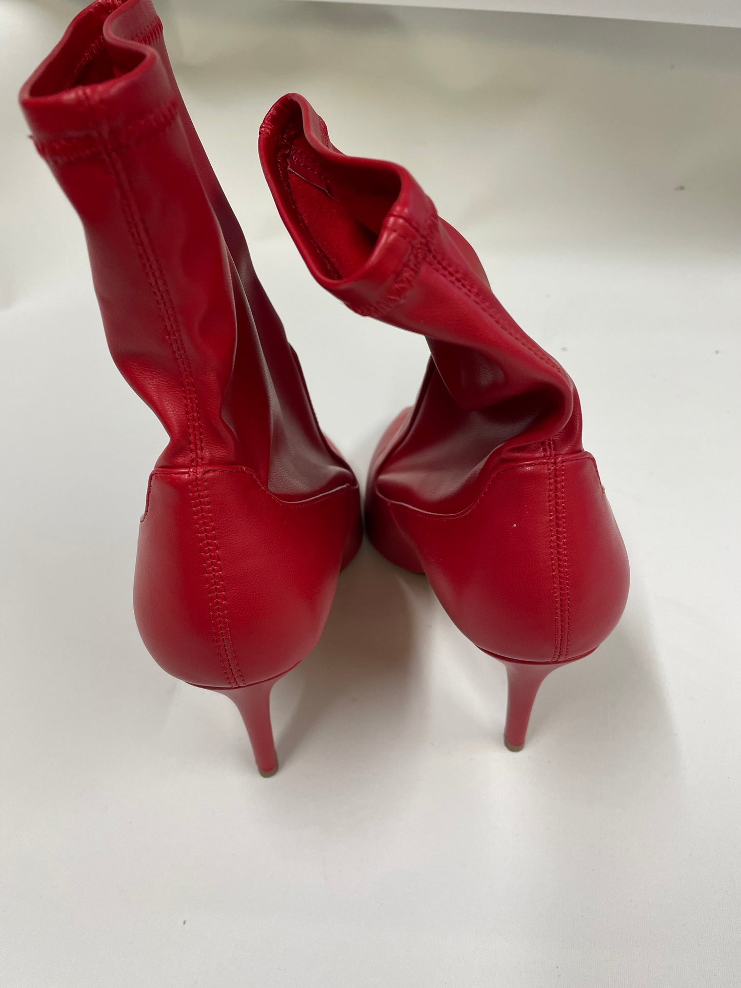 Faith Red Ankle Boots Size 7