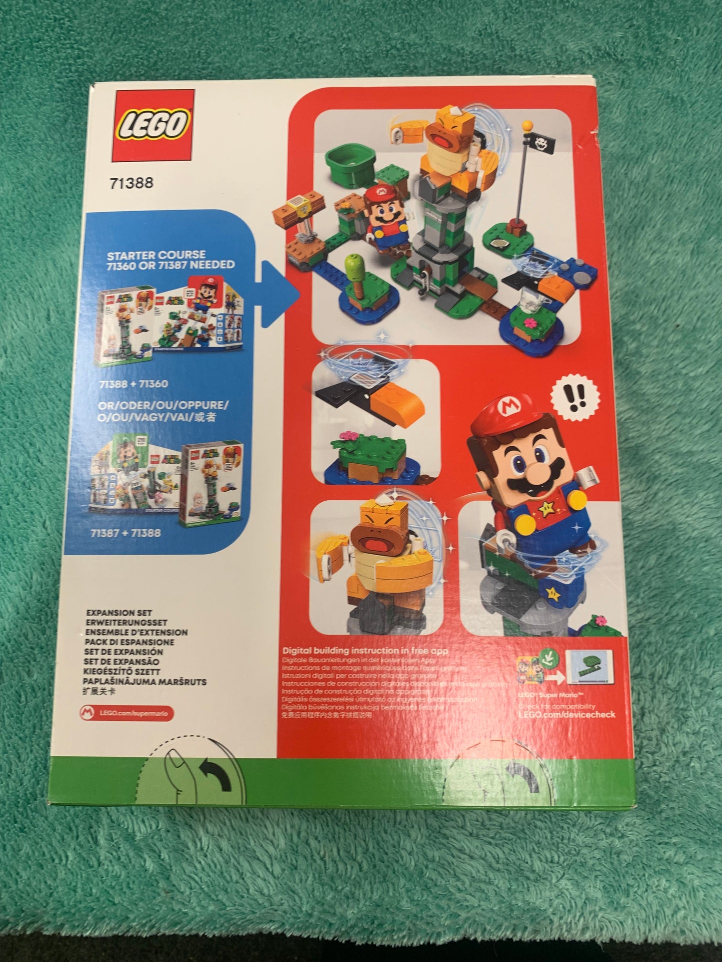 Lego Super Mario Boss Sumo Bro Topple Tower Expansion Set