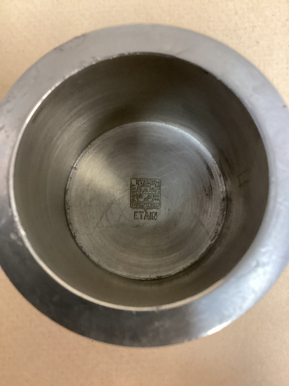 Etain Paris Spirit Measure Baby & Whiskey Mini Tankard Pewter