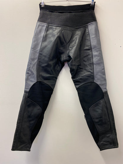 Akito Body Guard CE Protection Leather Biker Trousers Black Size 14