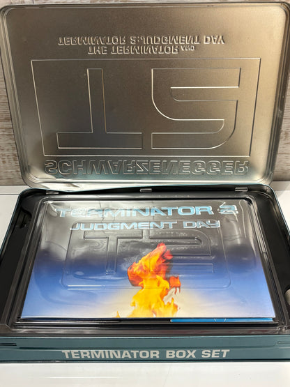 T2 Terminator 1 & 2 VHS Tin Boxset Limited Edition
