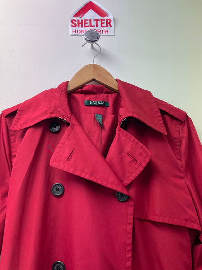 Ralph Lauren Red Trench Coat